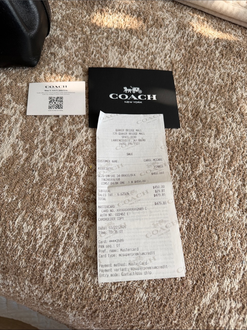 Coach Black Leather Shoulder Satchel - Picture 3 of 5